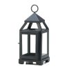 Modern Black Mini Lantern For Contemporary Decor