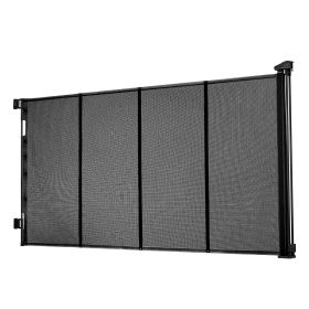 Retractable Safety Gate,Reinforced Fiberglass Design,Adjustable Mesh Barrier for Babies & Pets,Width up to 120 inches,38.5 inches High