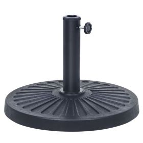 26.5 lbs Outdoor Patio Market Umbrella Base, Patio Umbrella Stand for Yard Garden Poolside in Black