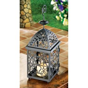 Moroccan Birdcage Candle Lantern - Exotic Boho Decor For Home Or Outdoor Patio