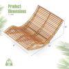 2-Seater Adirondack Slatted Acacia Patio Dual Rocker Sunbed Wood Lounger