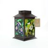 Beautiful Solar-Powered Floral Lantern For Outdoor Decor