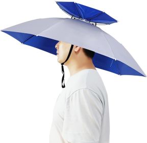 Umbrella Hat (Color: Silver/Double Layer)