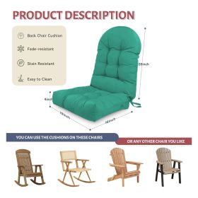Adirondack Chair Cushion, Rocking Chair Cushion 44x19.4x4 inch, High Weather Resistant Tufted Waterproof Lounge Cushion, Sunscreen and Fade-Resis (title: default title)
