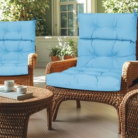 High Back Chair Cushions Set of 2, Waterproof Outdoor Rocking Chair Cushion with Ties, Rocking Chair Cushion for Outdoor Patio, Garden Porch (title: default title)