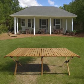 Multi-Function Foldable and Portable  , Indoor and outdoor universal ,Natural (size: table)